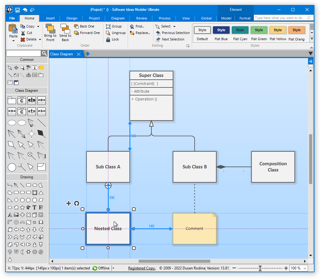 Uml Class Diagram Tool Software Ideas Modeler