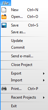 File Menu