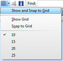 Grid menu