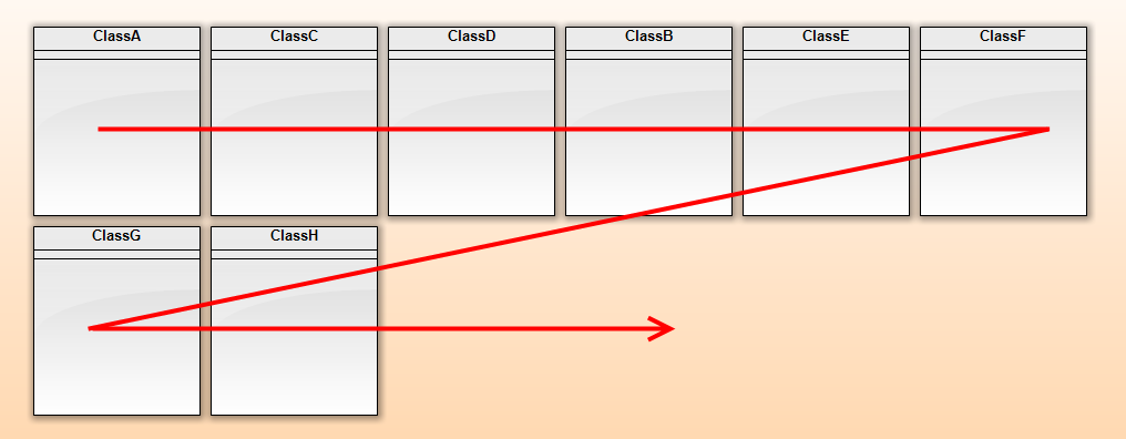 Row layout example