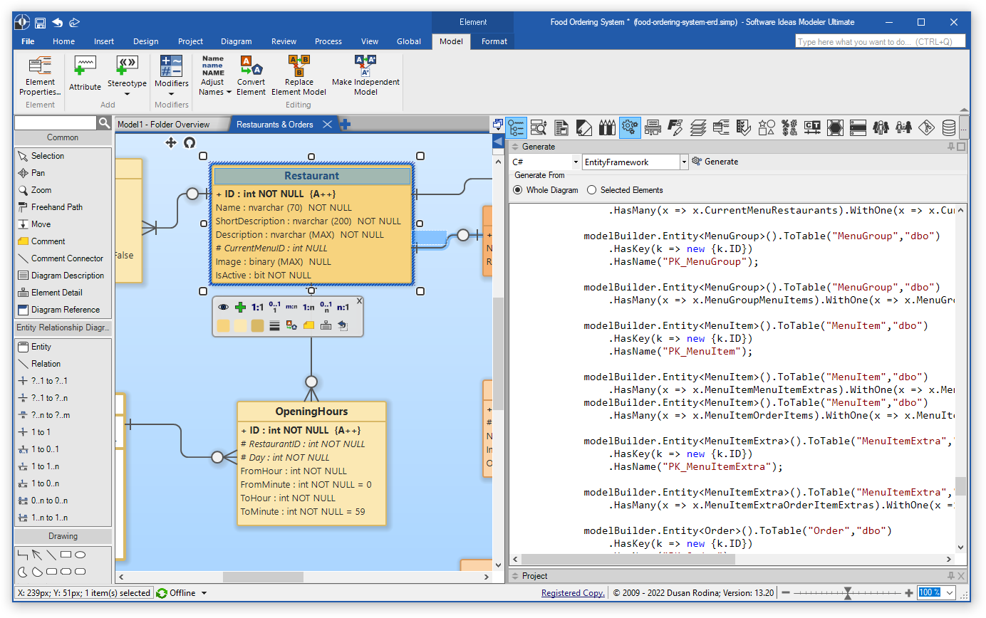 Uml Generation Tool Software Ideas Modeler