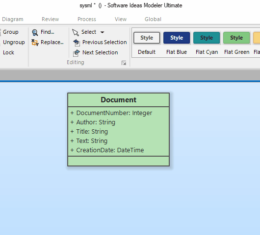 How to set an attribute as a unique key in UML