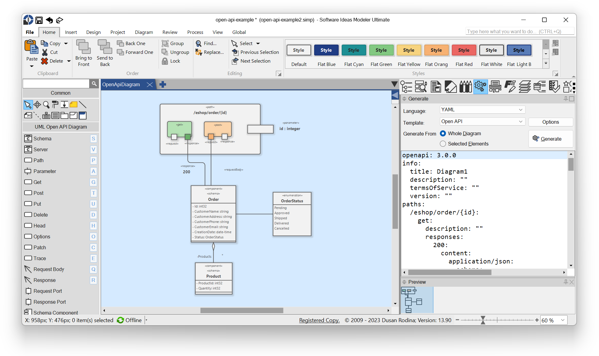 YAML Open API Specification From Diagram And Improved Editors