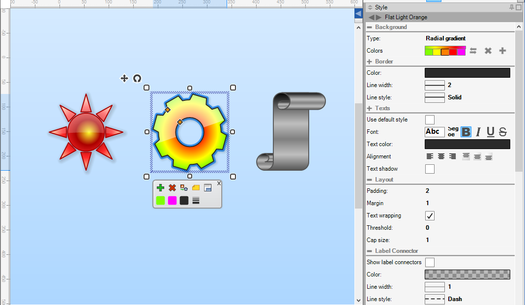 Software Ideas Modeler 12 - New Styling Options