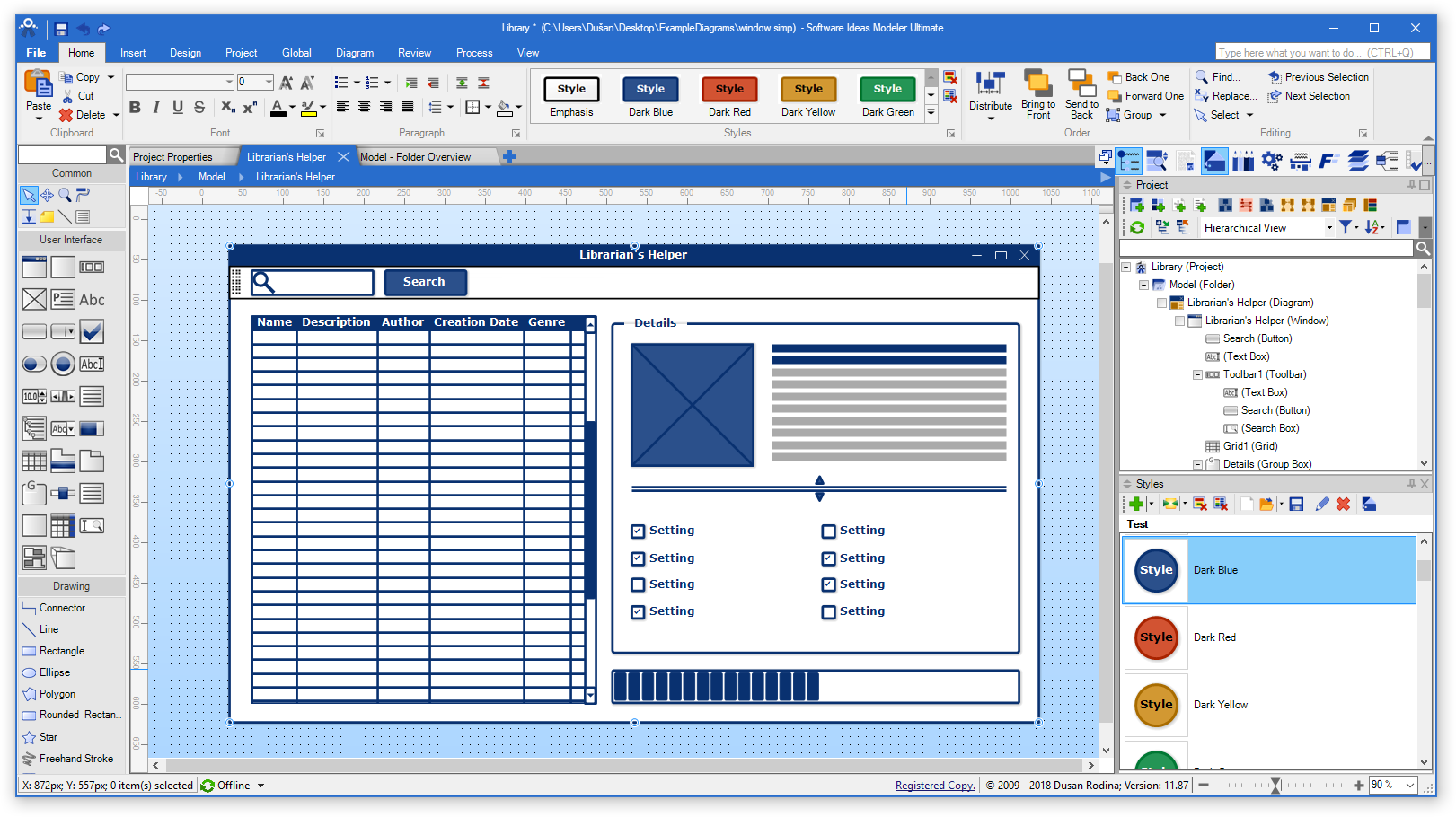 application wireframe tools